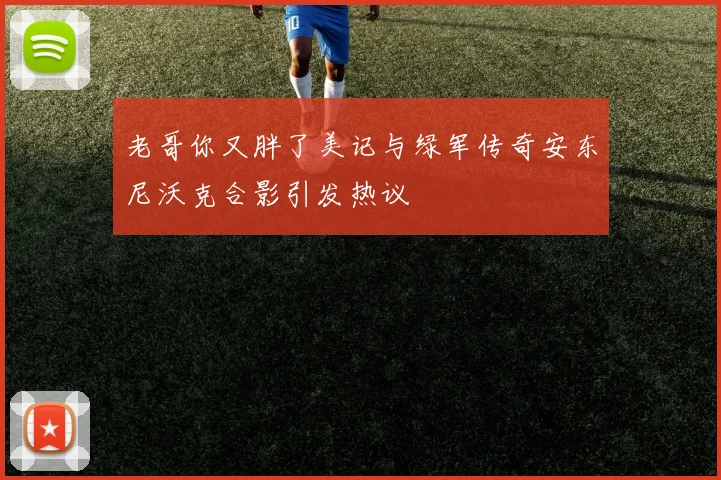 老哥你又胖了美记与绿军传奇安东尼沃克合影引发热议